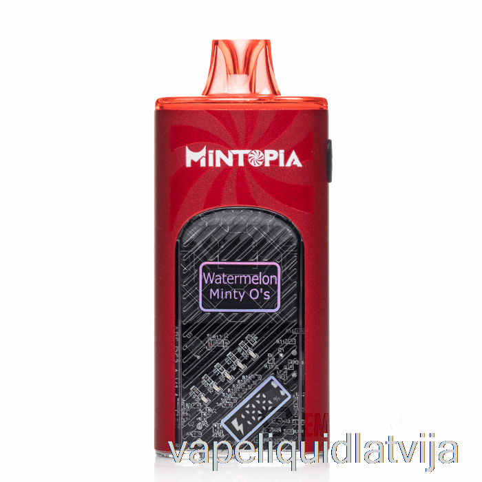 Mintopia Turbo 9000 Vienreizējās Lietošanas Arbūzs Minty O's Vape šķidrums